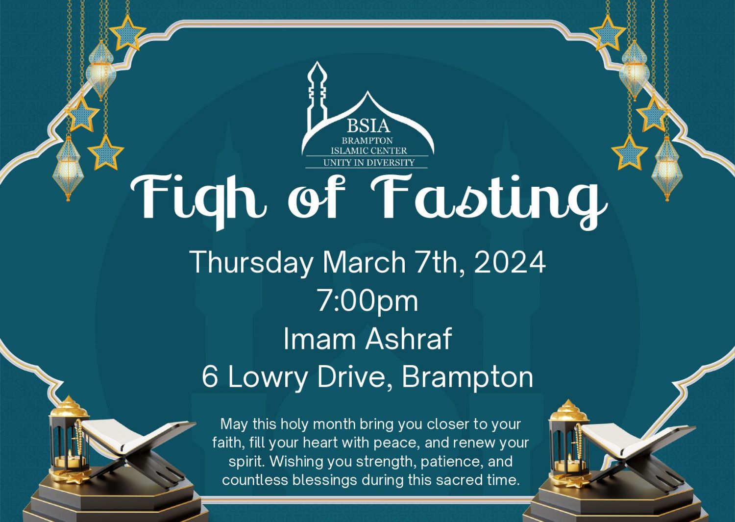 Fiqh of Fasting 2024